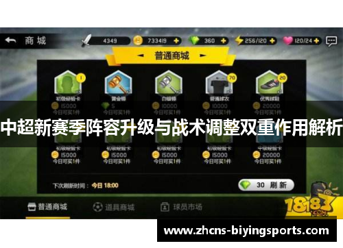 中超新赛季阵容升级与战术调整双重作用解析